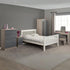 Monaco 4FT Bed High Foot End - White